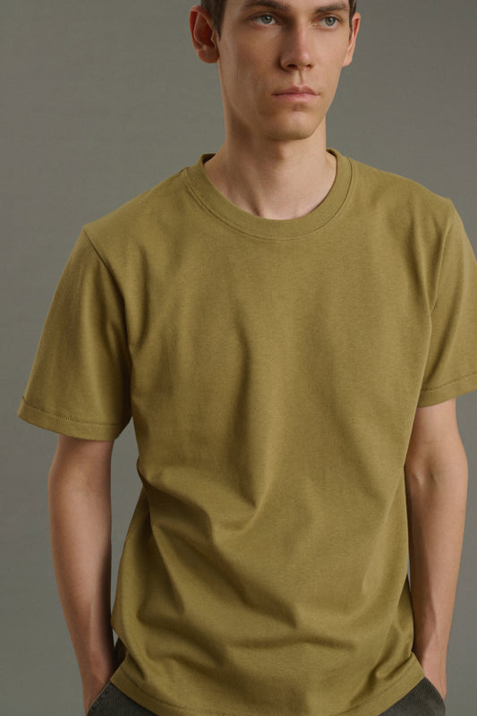 T-Shirt Owen - Light Khaki - Cotton - Men
