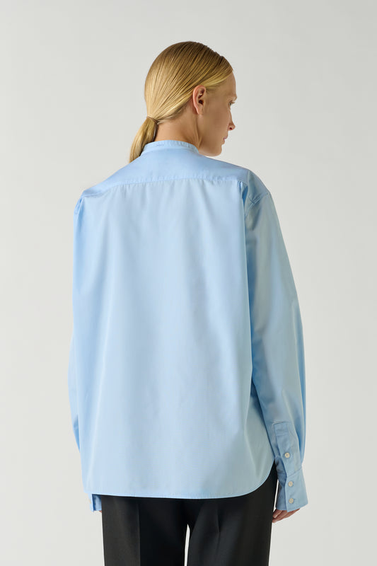 Chemise Bermudes - Bleu Ciel - Coton - Femme