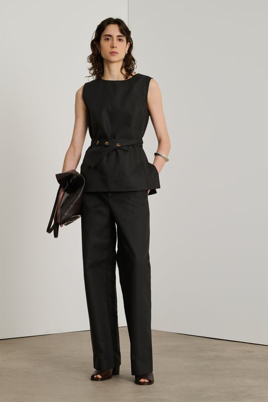 Blair trousers - Charcoal - Cotton - Women