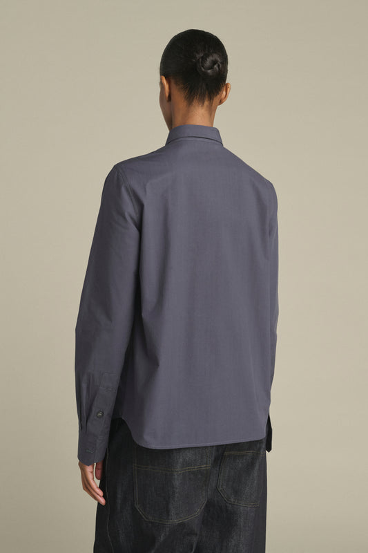 Shirt Lavinia - Midnight Blue - Cotton - Women