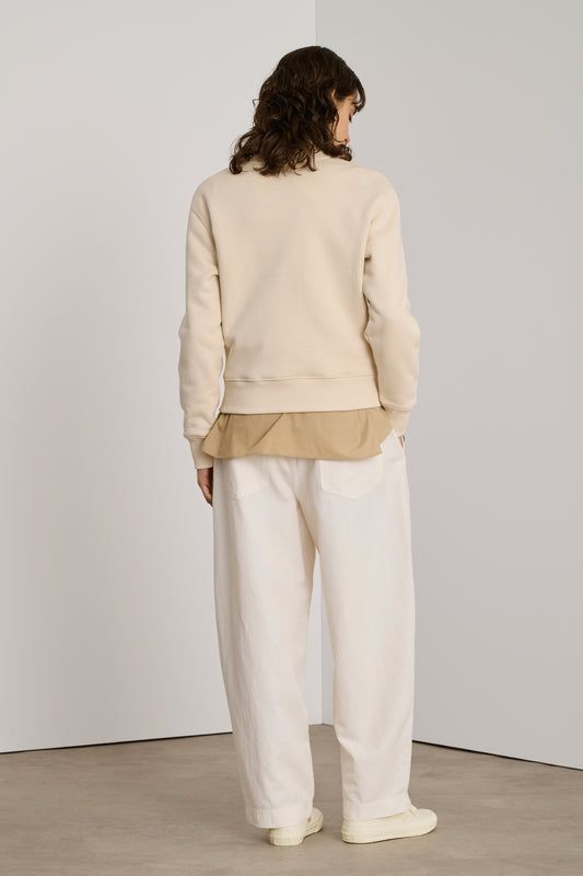 Donatien Sweatshirt - Cream - Cotton - Women