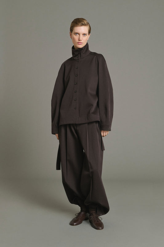 Geode Jacket - Ebony - Wool - Women