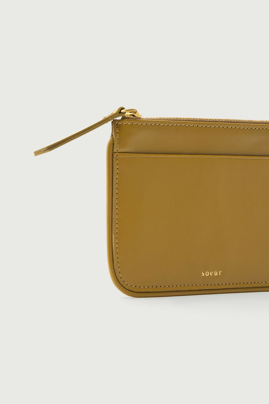 Porte-Monnaie Arsene - Bronze - Cuir - Femme