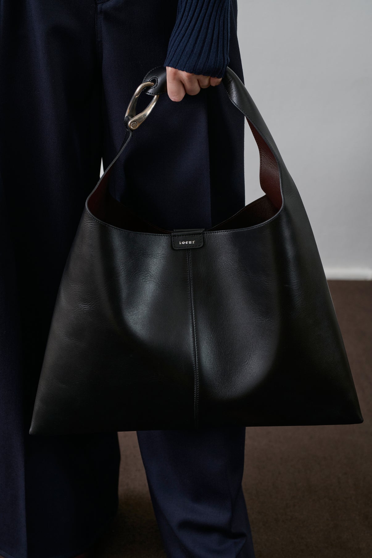 Sac Cosima - Noir - Cuir - Femme vue 2