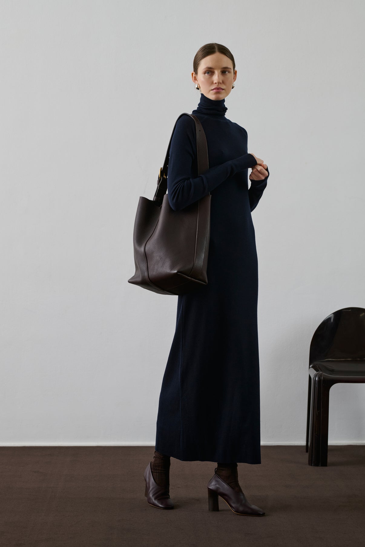 Sac Saudade - Marron Foncé - Cuir - Femme vue 3