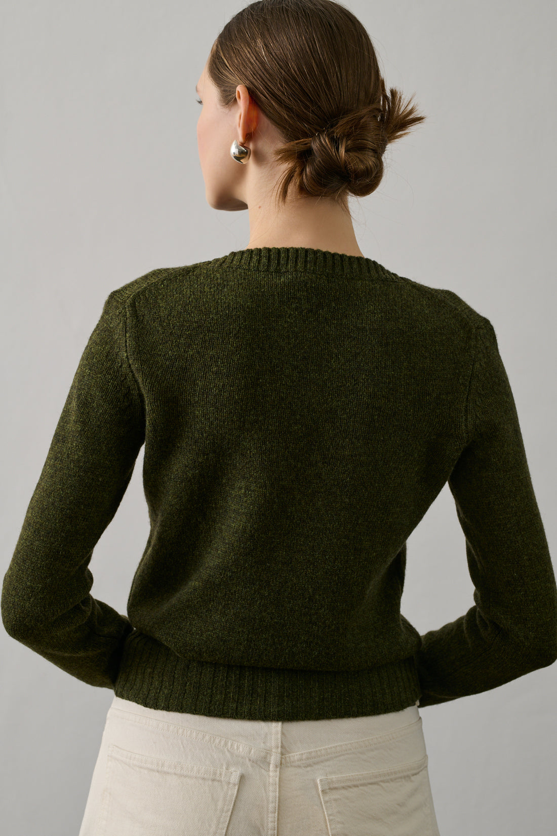 Pull Gipsy - Kaki - Laine - Femme