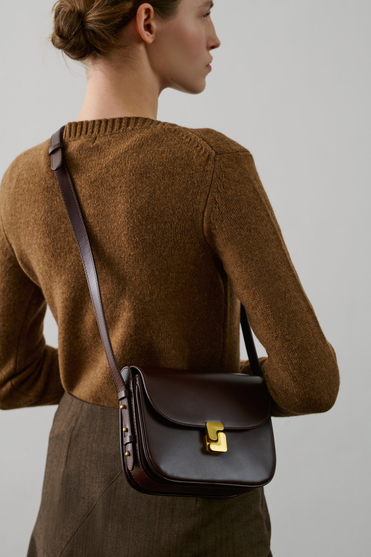 Sac Bellissima Mini - Chocolat - Cuir - Femme vue 2