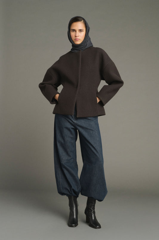 Jacket France - Ebony Green - Cotton - Women