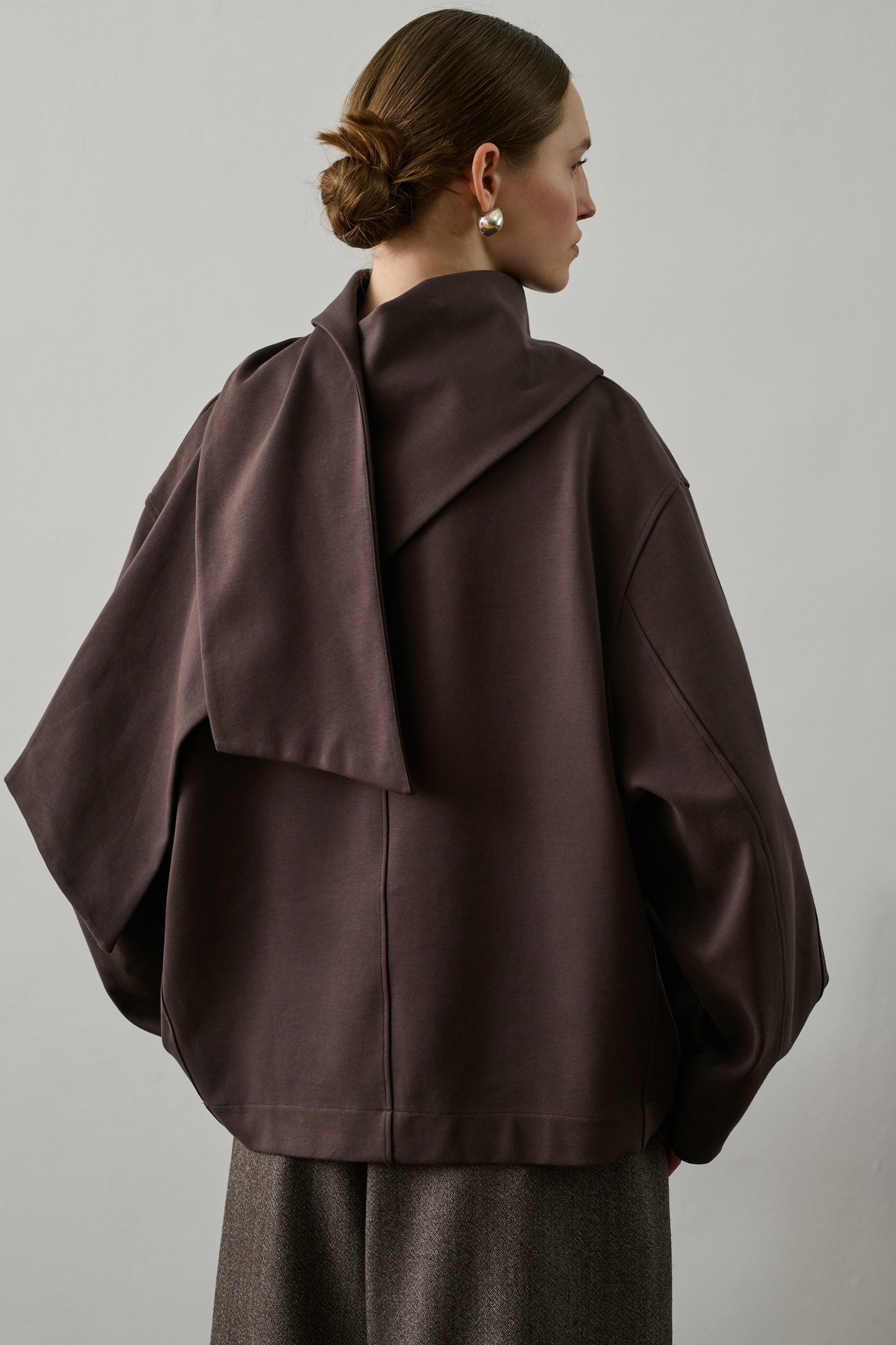 Sweatshirt Freja - Marron/Prune - Coton - Femme