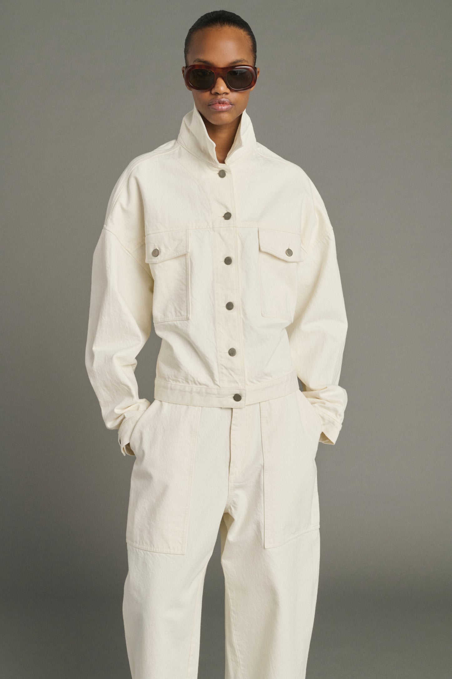 Lys jacket - Ecru - Cotton - Women