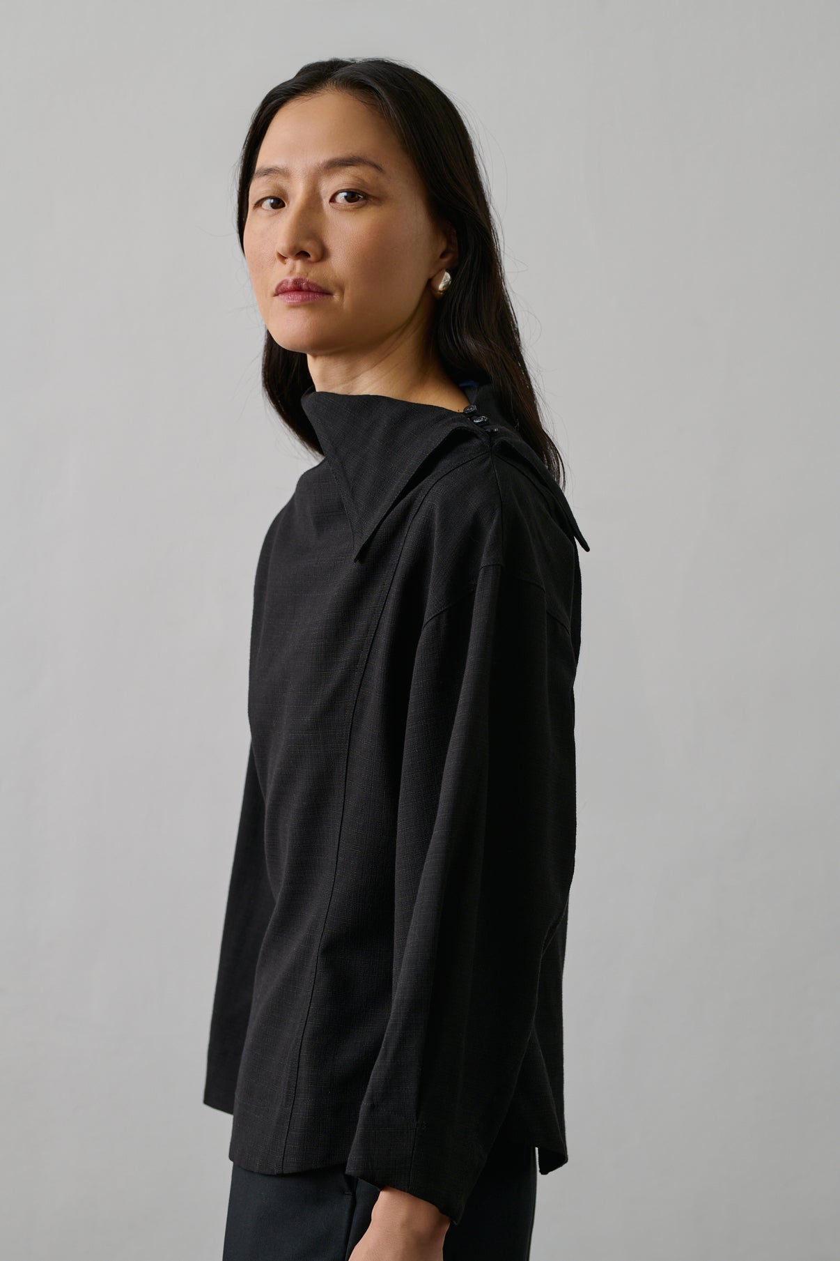 Blouse Figari - Noir - Femme vue 3