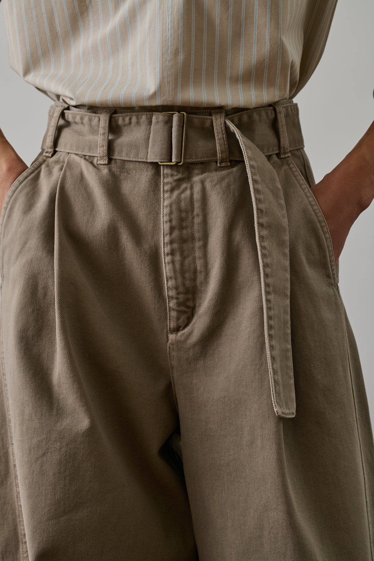 Jean Gaby - Gris/Beige - Coton - Femme vue 4