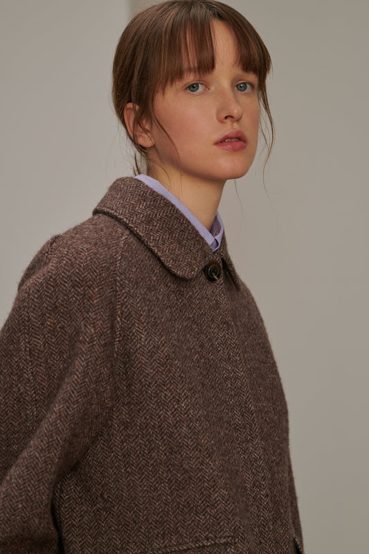 Manteau Simba - Châtaigne - Laine - Femme