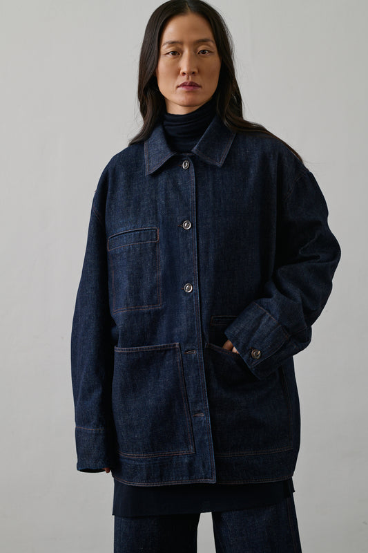 Veste Domingo - Bleu Brut - Coton - Femme