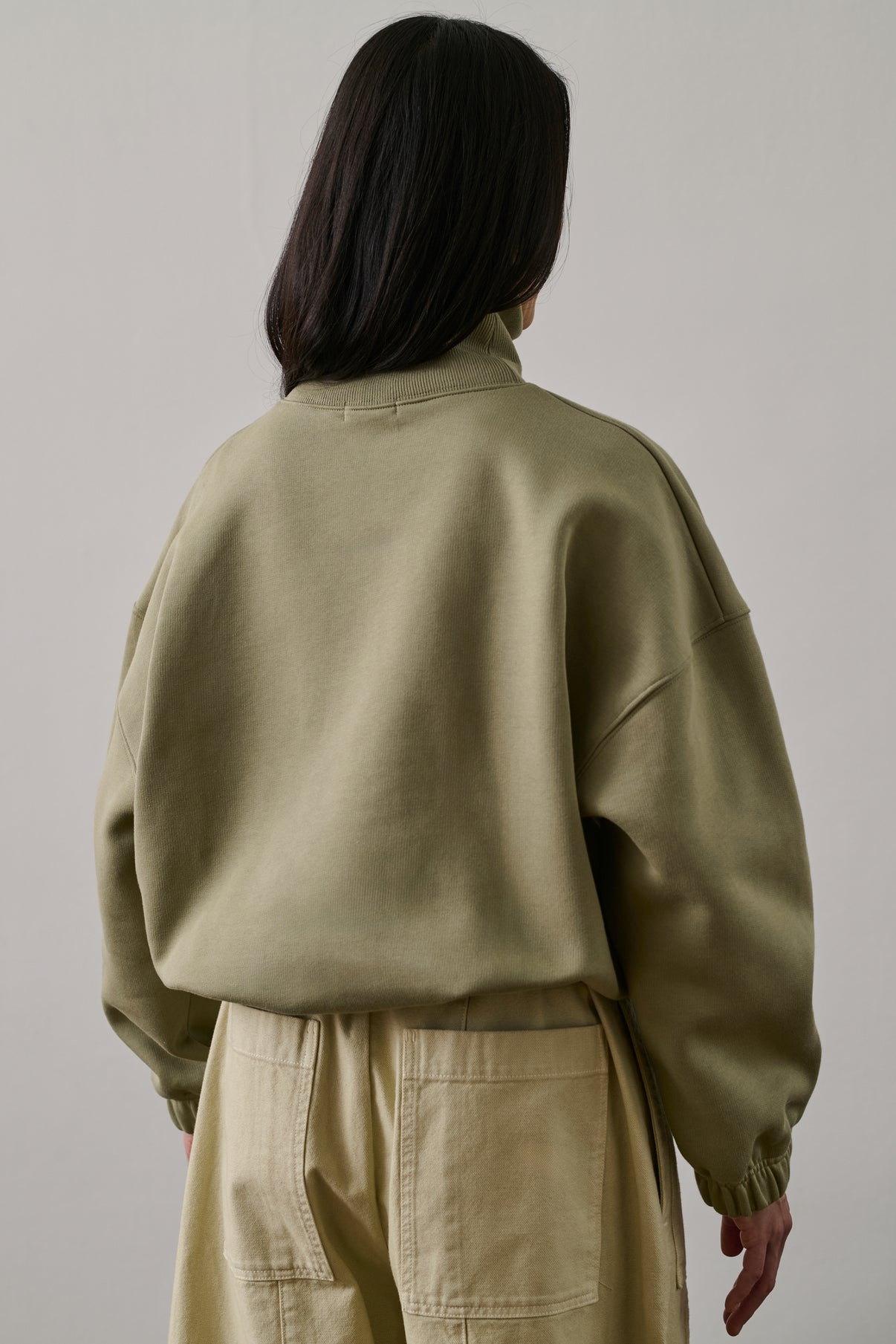 Sweatshirt Gregoire - Argile - Coton - Femme vue 3