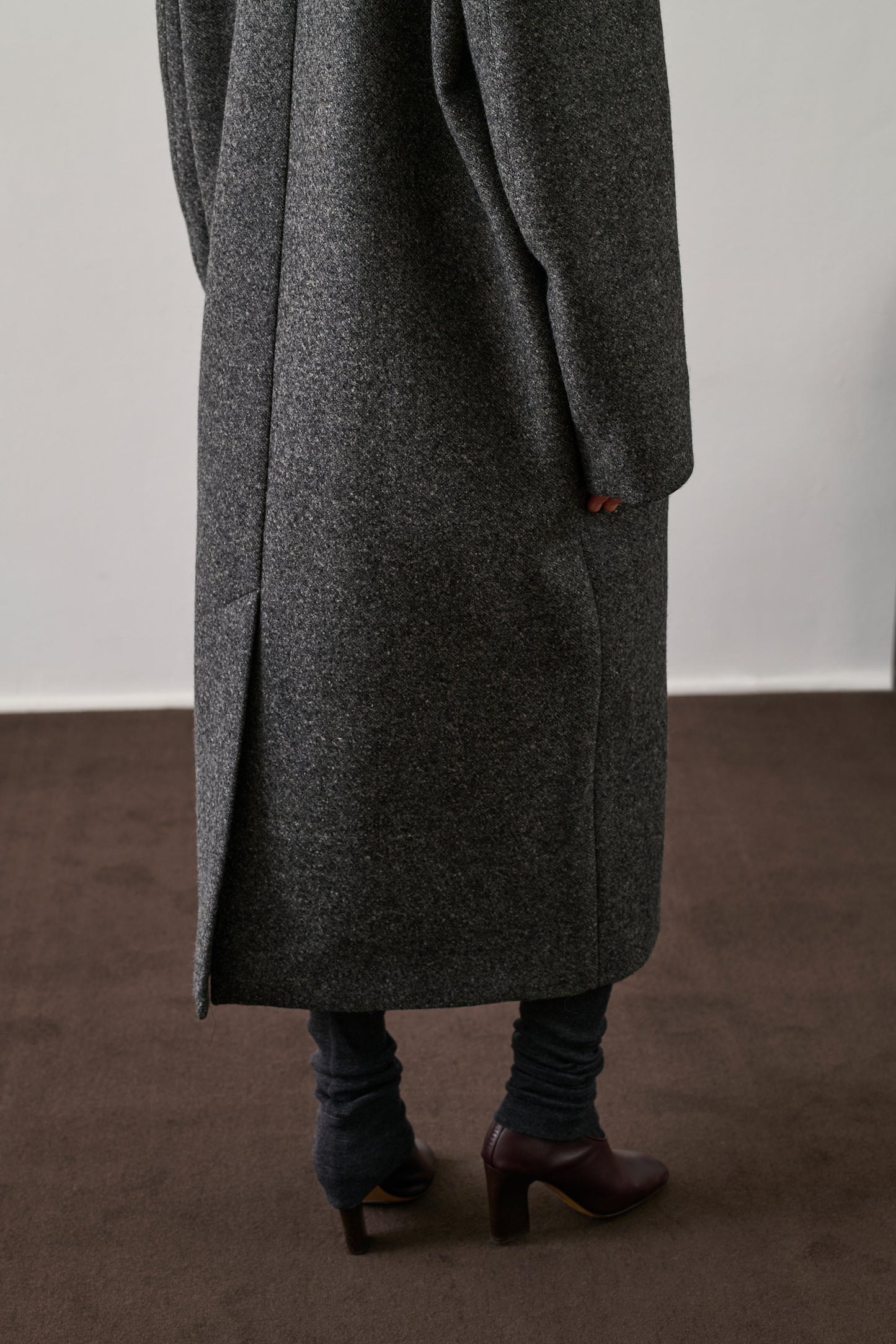 Manteau Germain - Gris Chiné - Laine - Femme