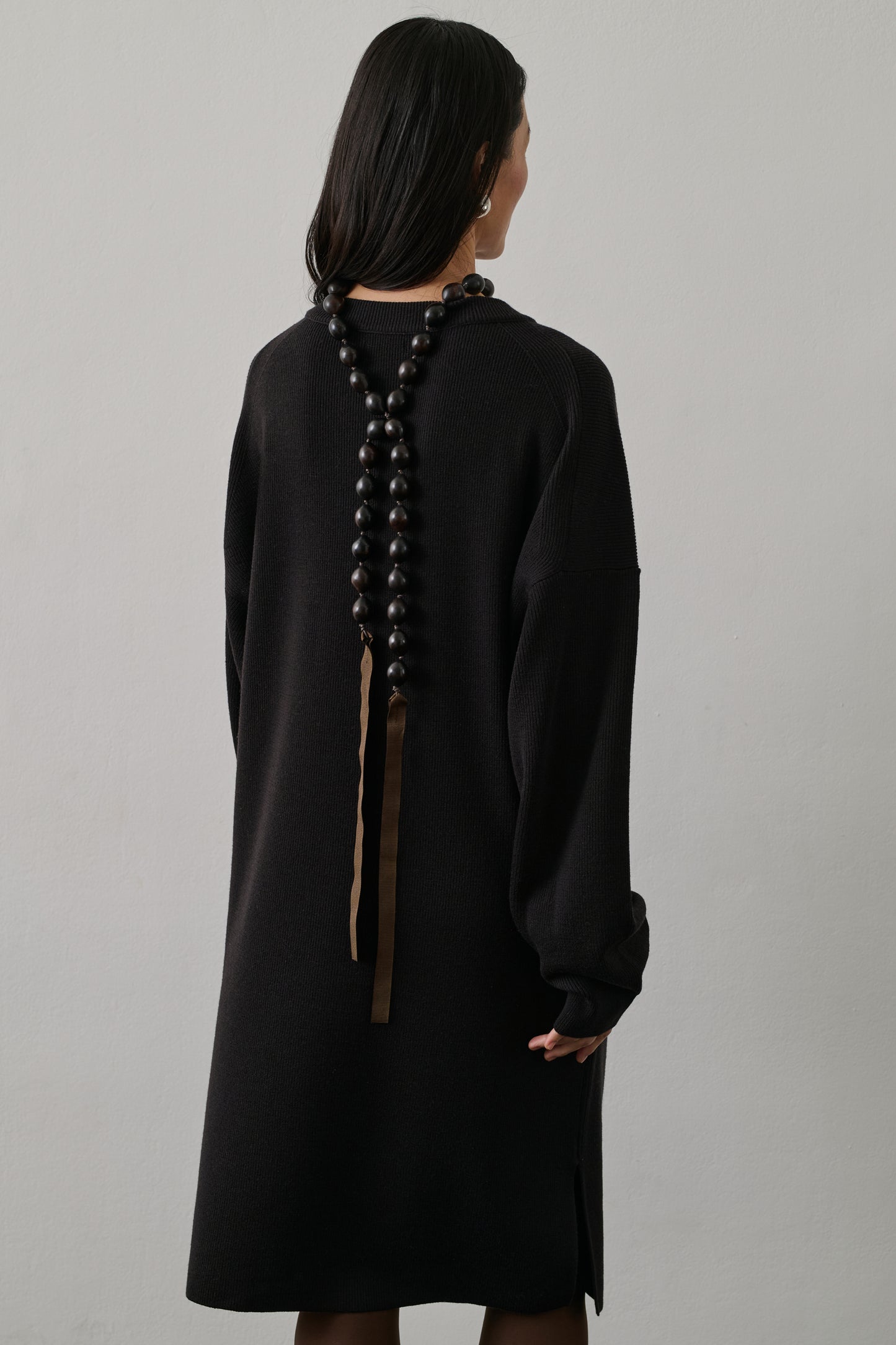 Robe Falaise - Chocolat - Laine - Femme