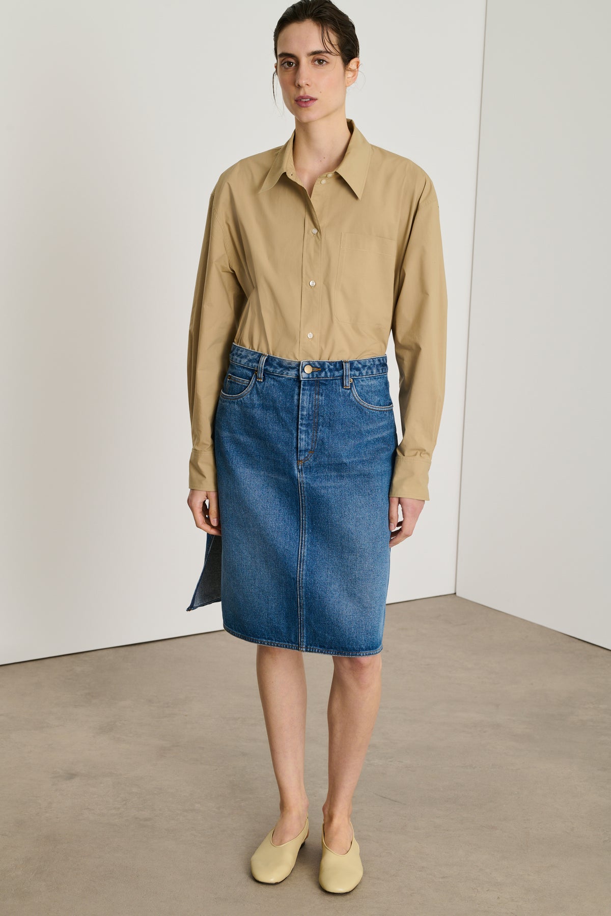 Elyne Skirt - Blue - Cotton - Women