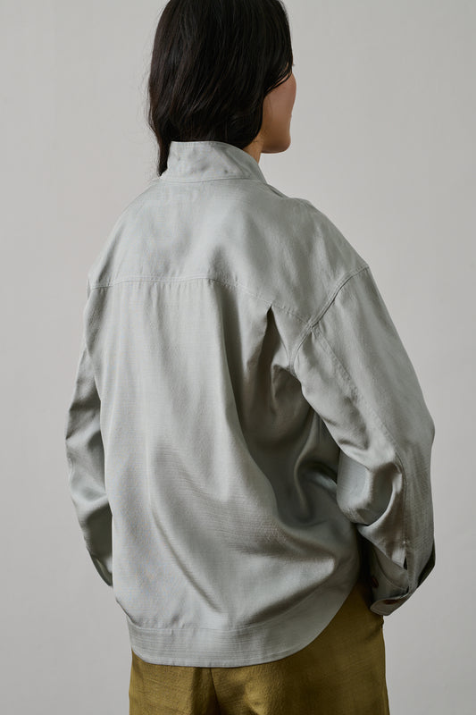 Chemise Felicite - Bleu Glacé - Soie - Femme