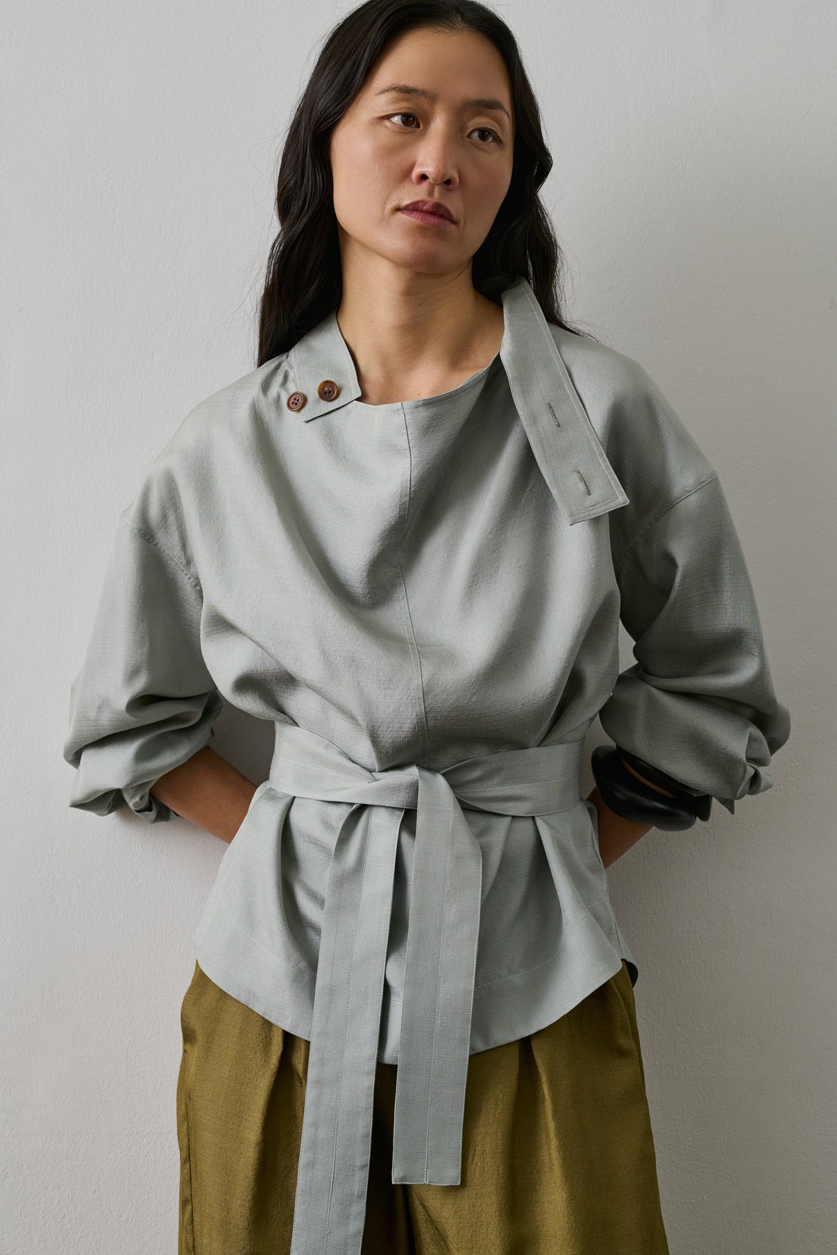 Chemise Felicite - Bleu Glacé - Soie - Femme vue 1