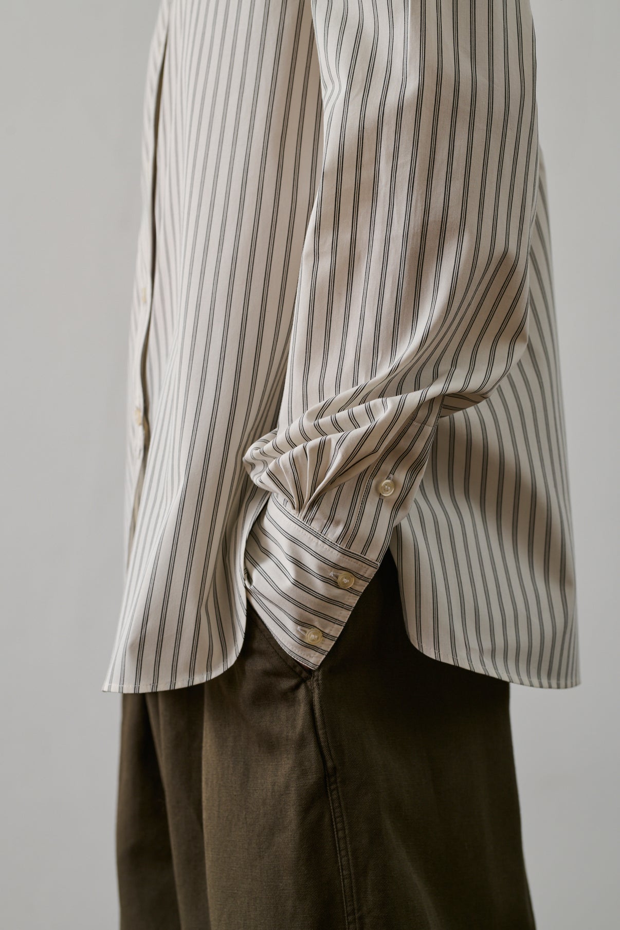 Chemise Bermudes - Blanc Cassé/Noir - Coton - Femme vue 5