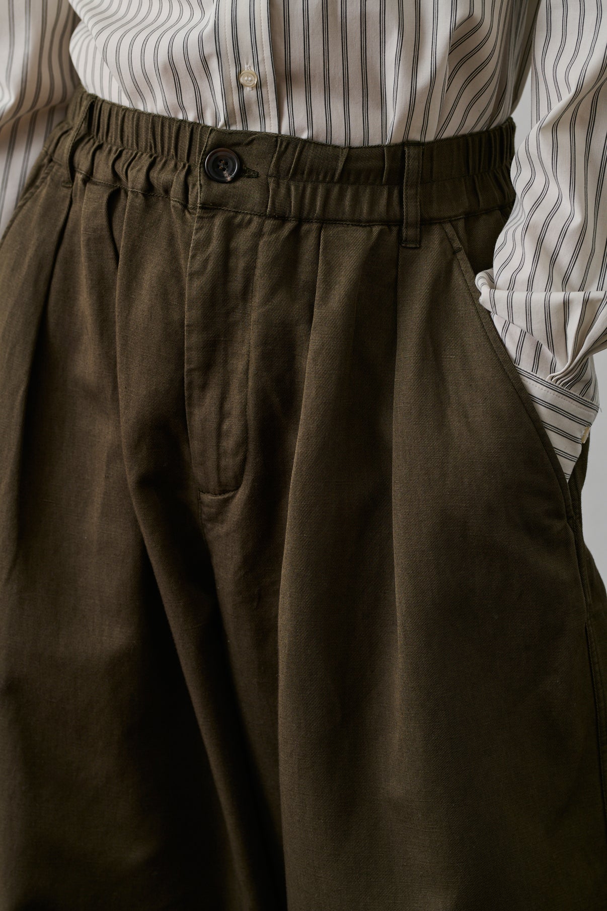 Pantalon Vernon - Kaki - Lin - Femme vue 4