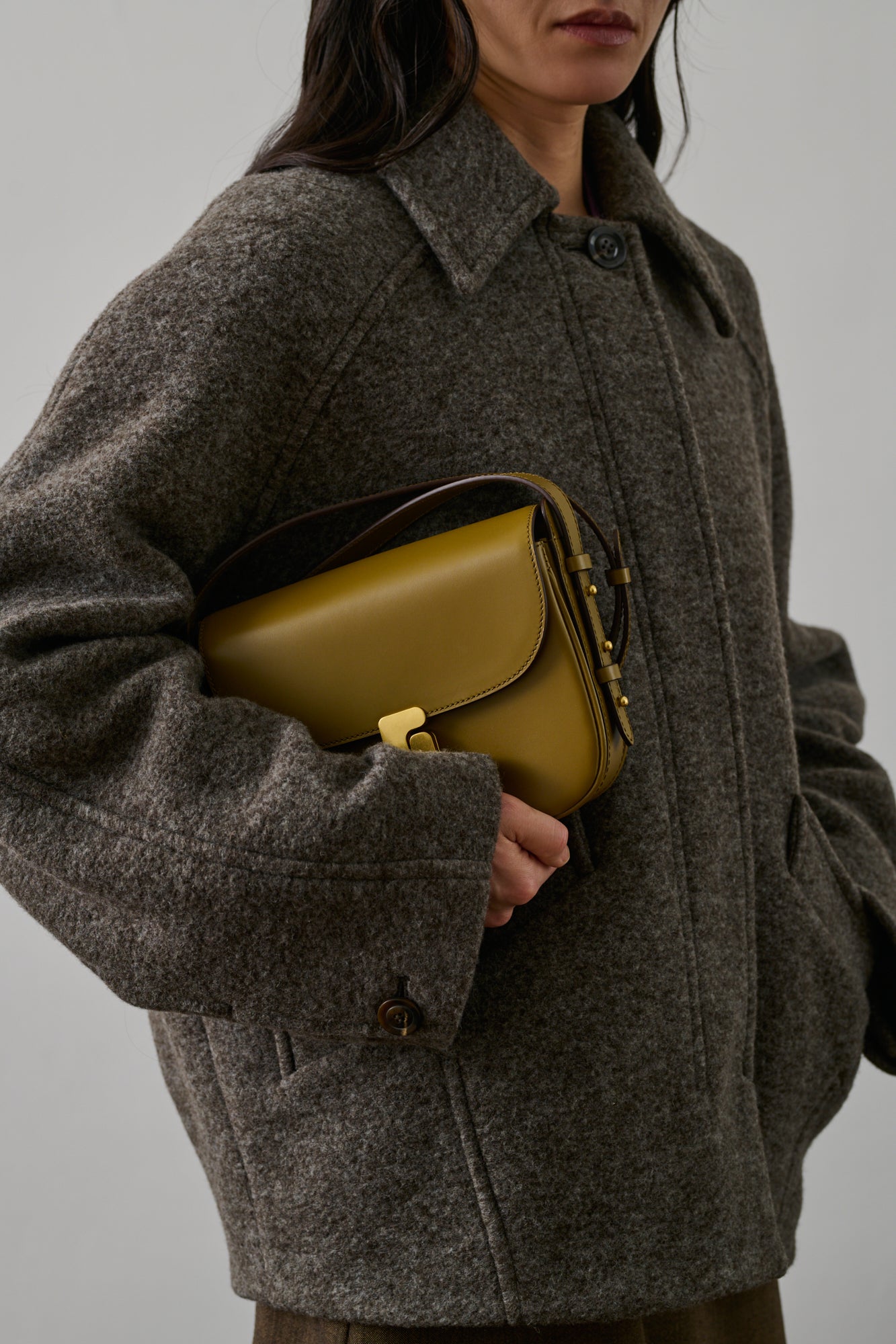 Sac Bellissima Mini - Bronze - Cuir - Femme