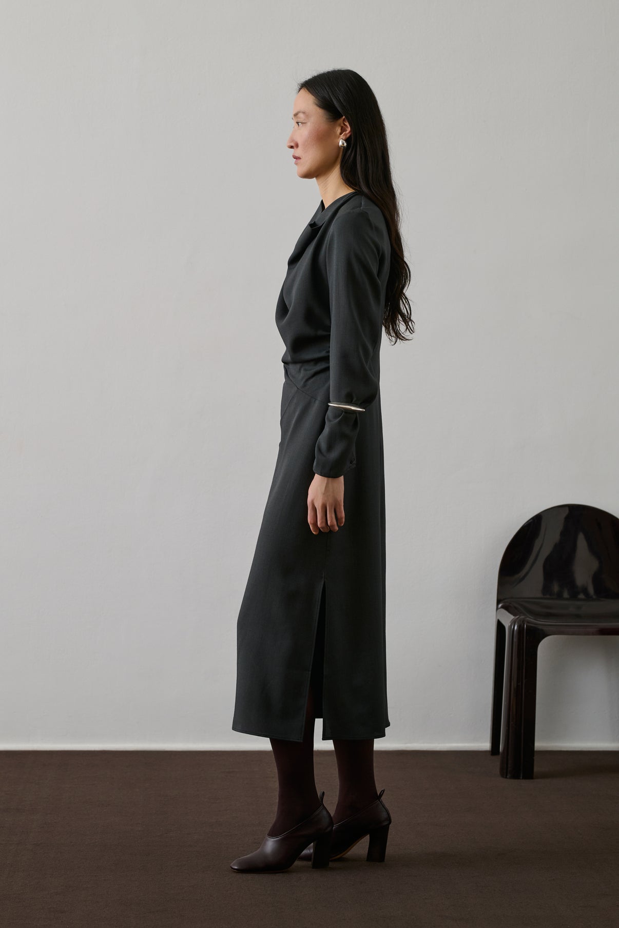 Robe Faustine - Gris Anthracite - Femme vue 4