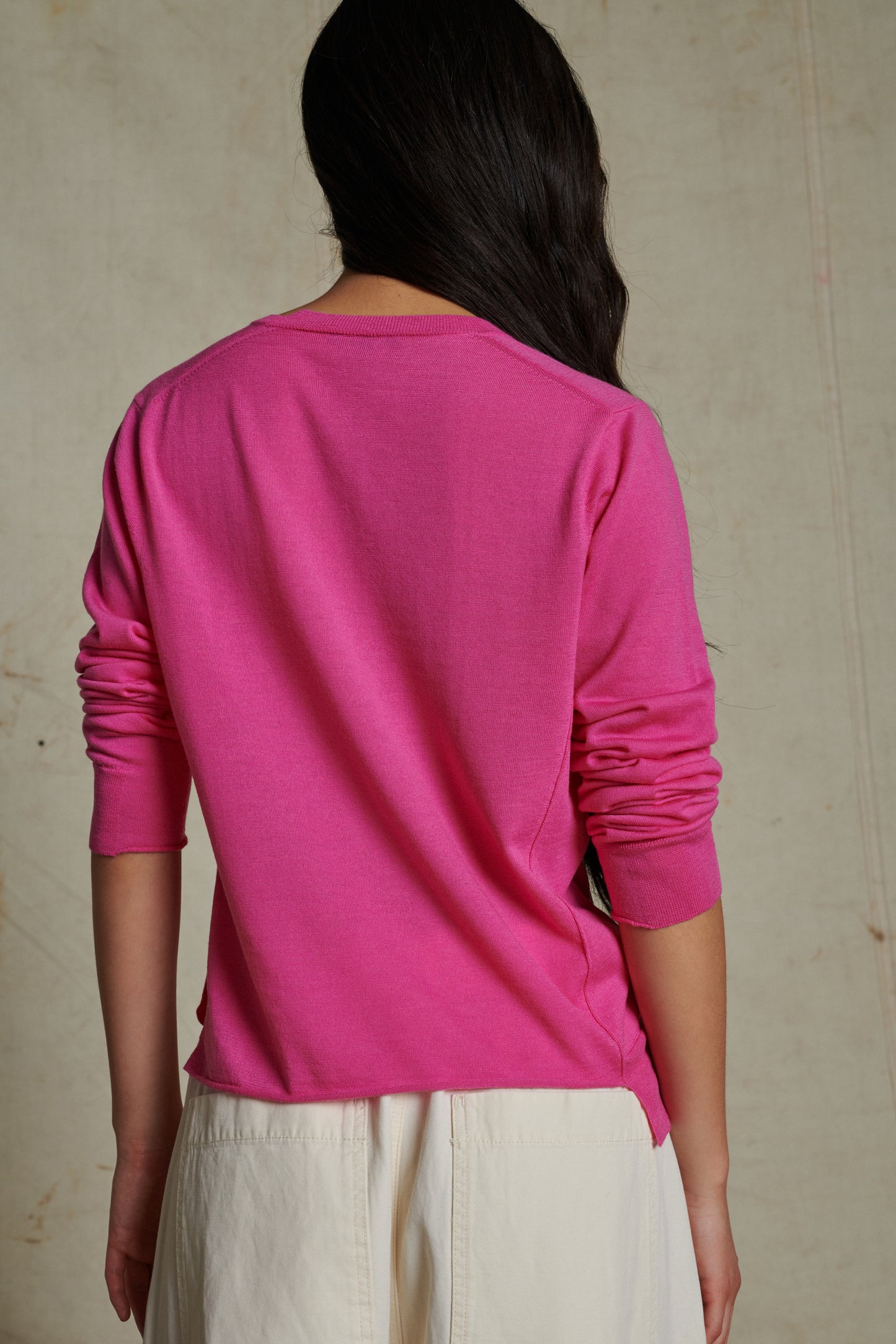 Pull Australie - Rose - Laine - Femme