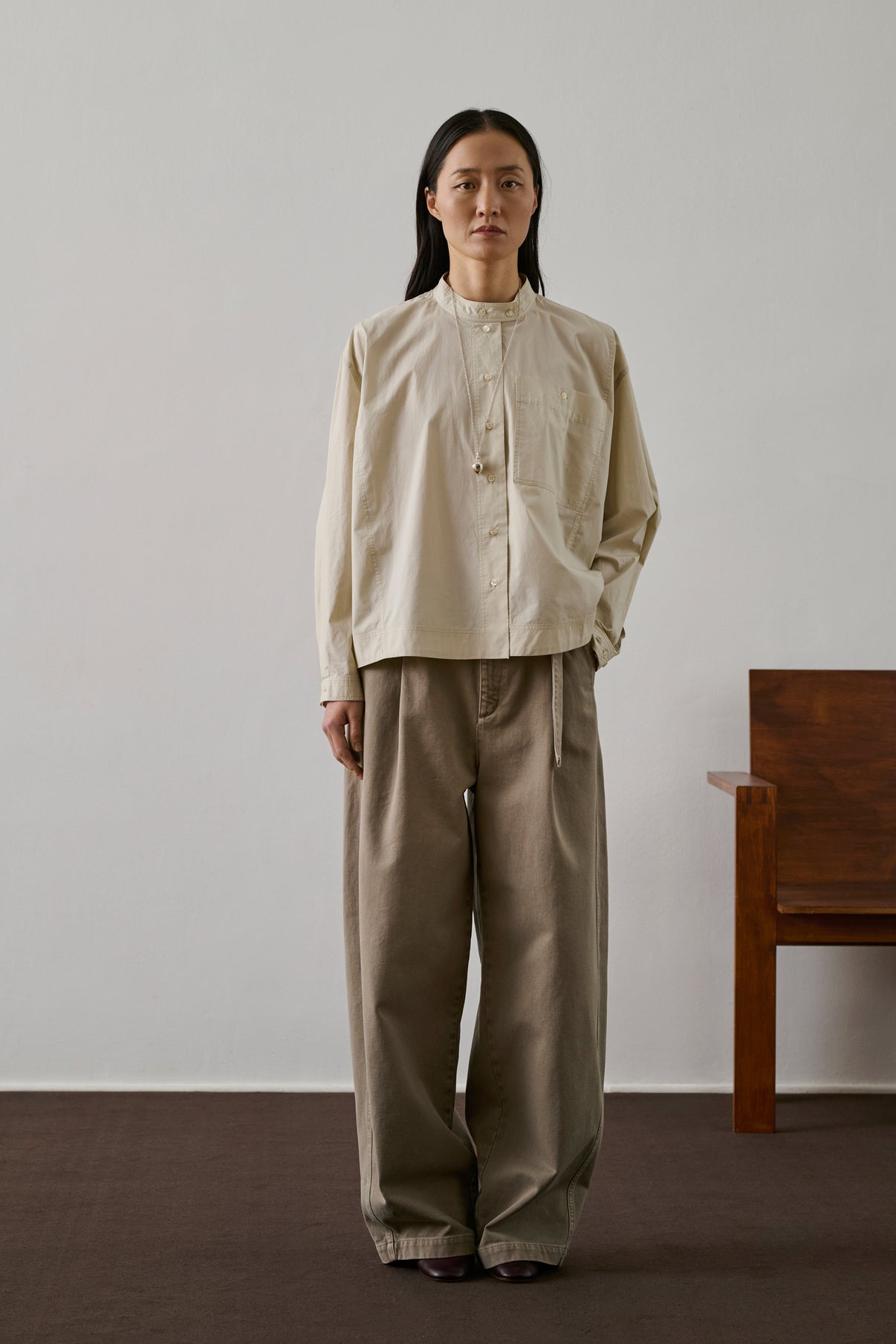 Chemise Chypre - Mastic - Coton - Femme vue 1