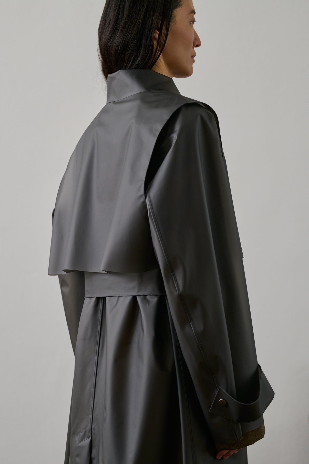 Trench Gaultier - Gris Anthracite - Femme vue 3