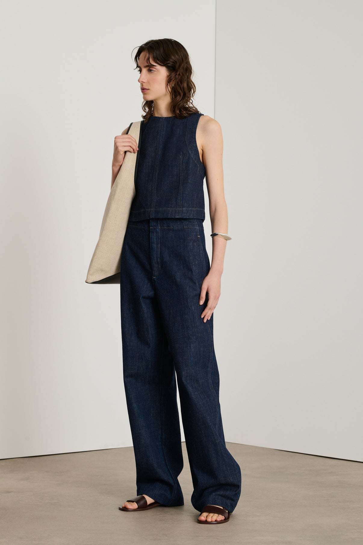 Top Eli - Brut - Coton - Femme vue 3