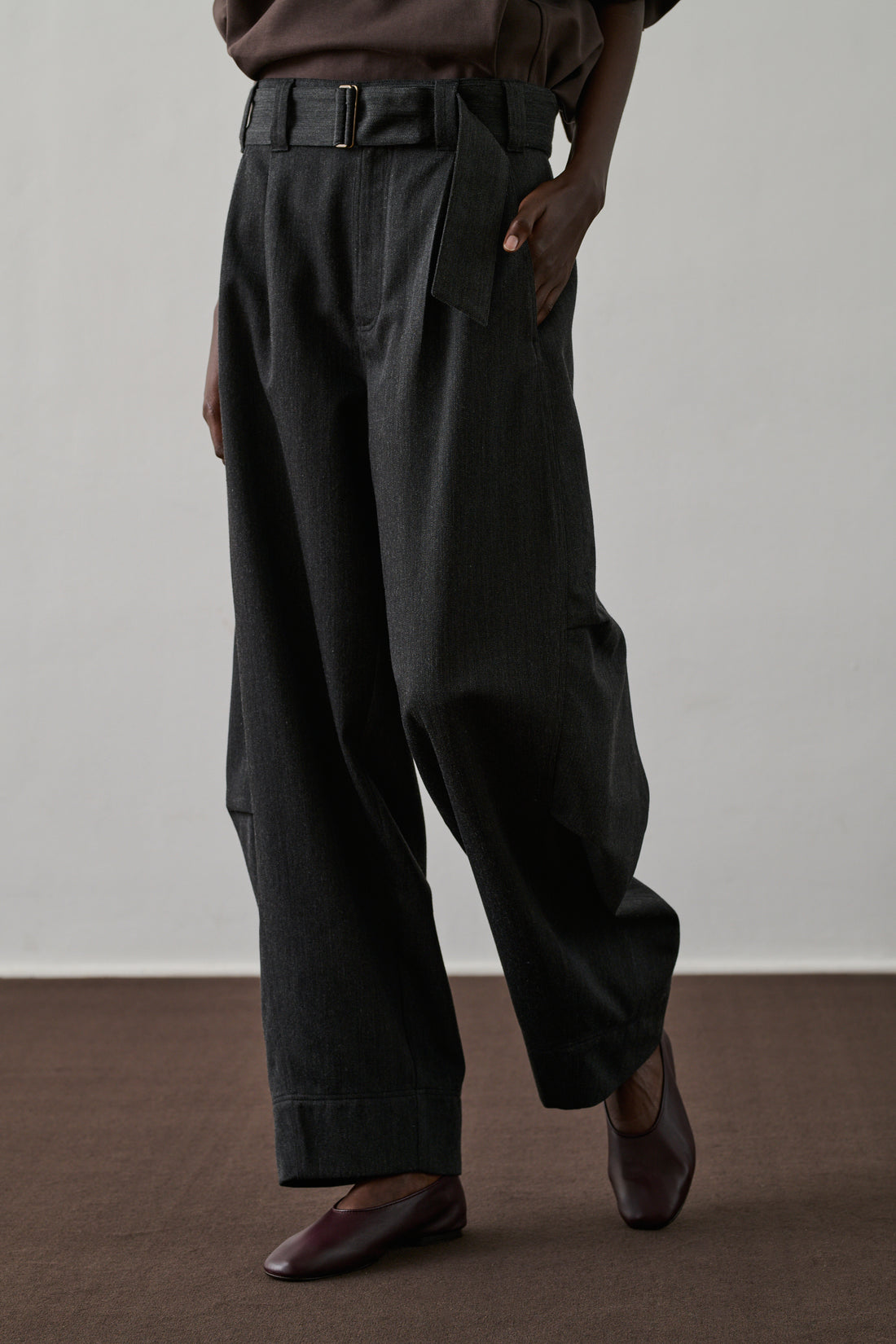 Pantalon Gao - Gris Chiné - Femme