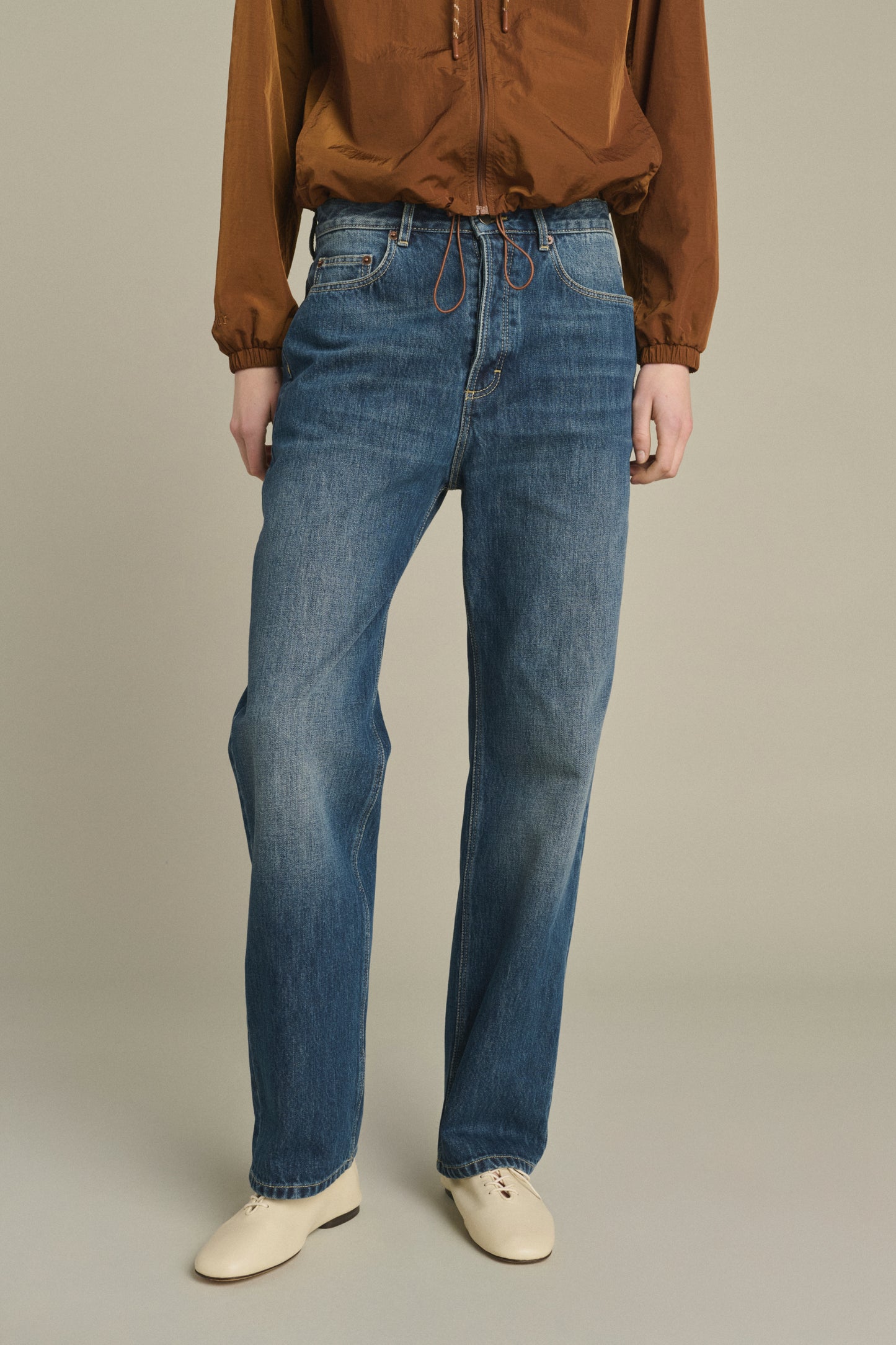 Jeans Lucien - Washed Blue denim - Coton - Women