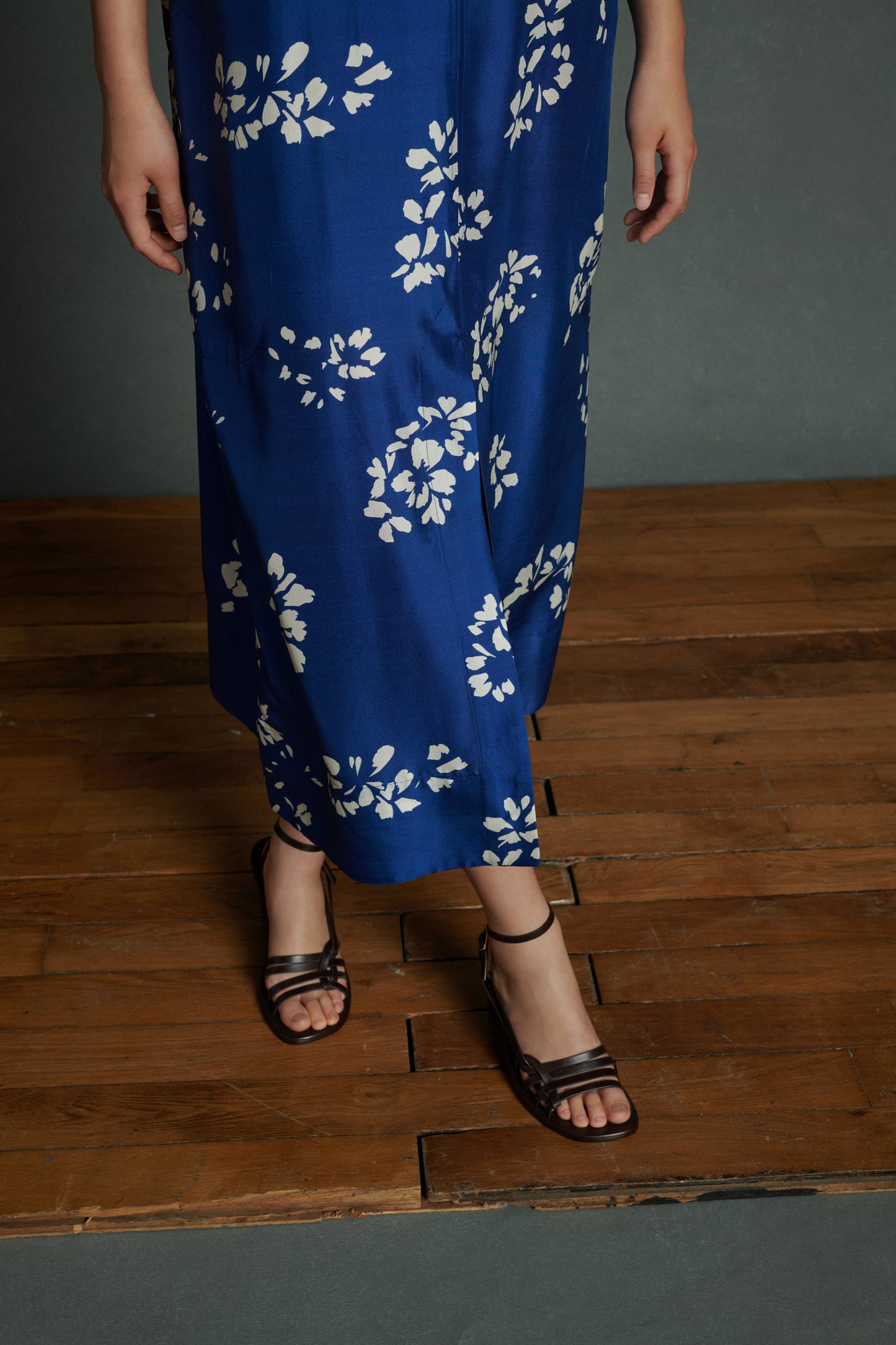 Sandales Alix - Marron Foncé - Cuir - Femme