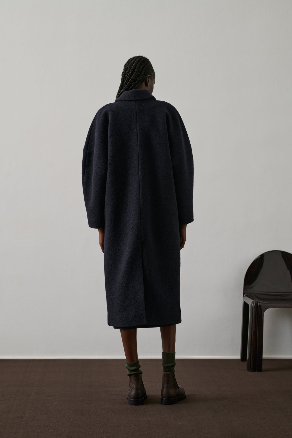 Manteau Guilhem - Deep Navy - Laine - Femme vue 3