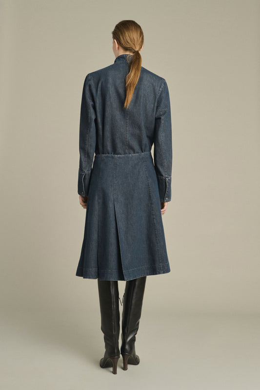 Klea skirt - Blue Grey - Cotton - Women