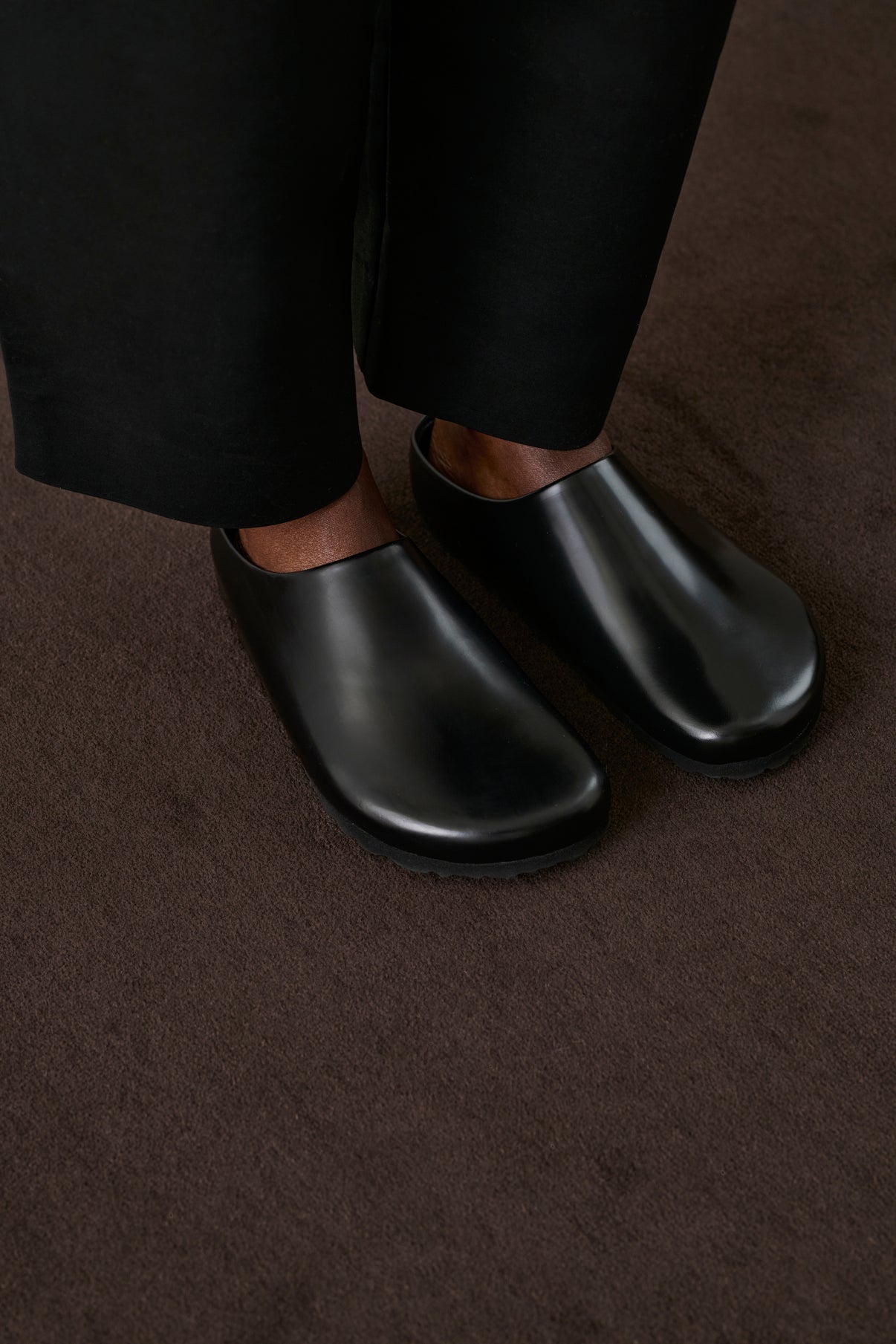 Sabots Dilo - Noir - Cuir - Femme vue 2