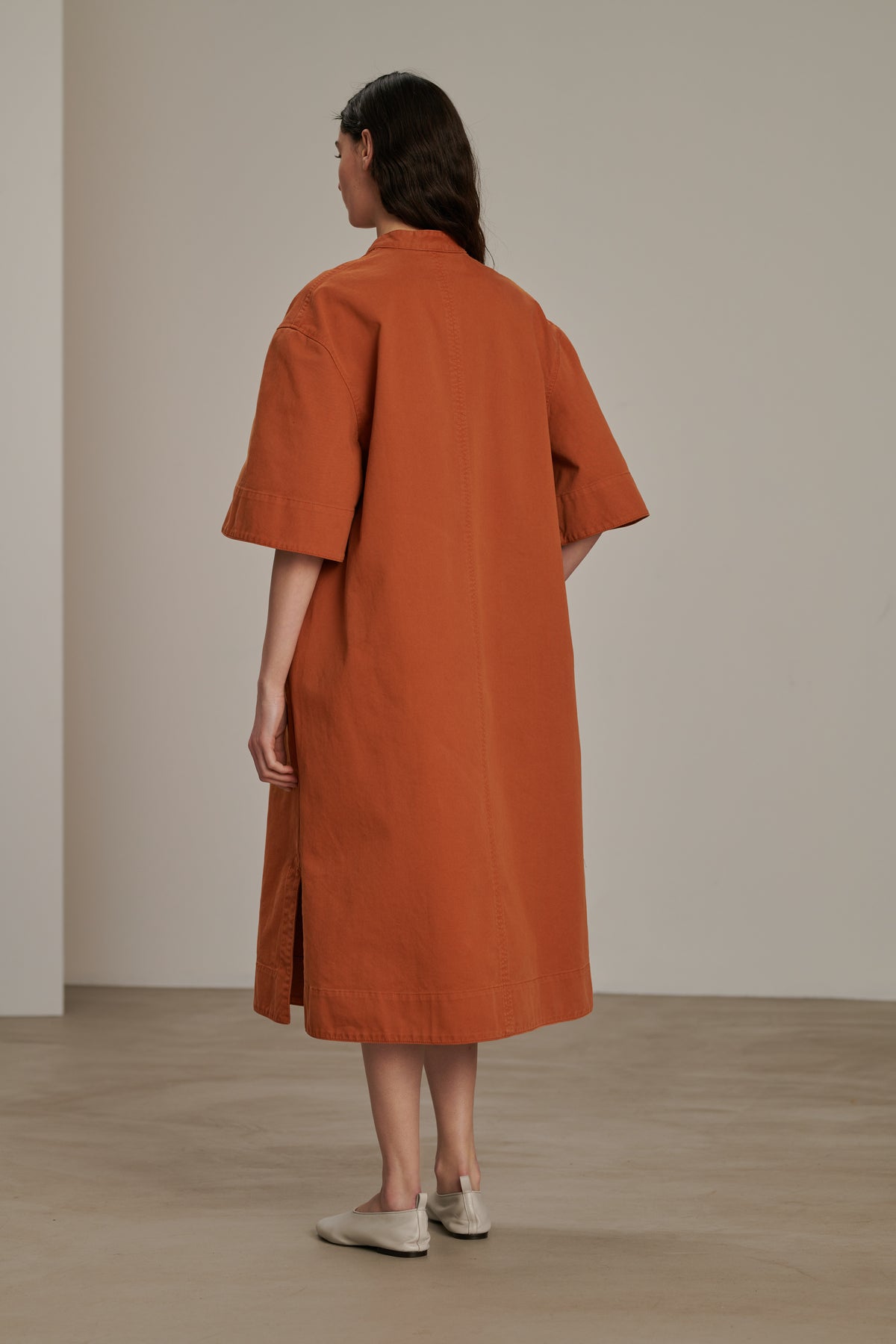 Brook dress - Orange - Cotton - Women