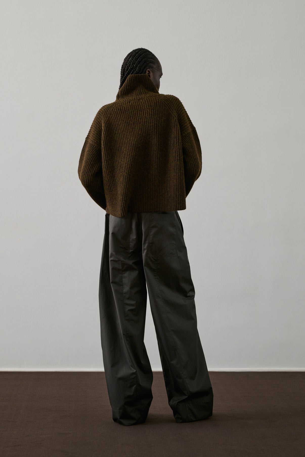 Pull Flynn - Marron Chiné - Laine - Femme vue 2