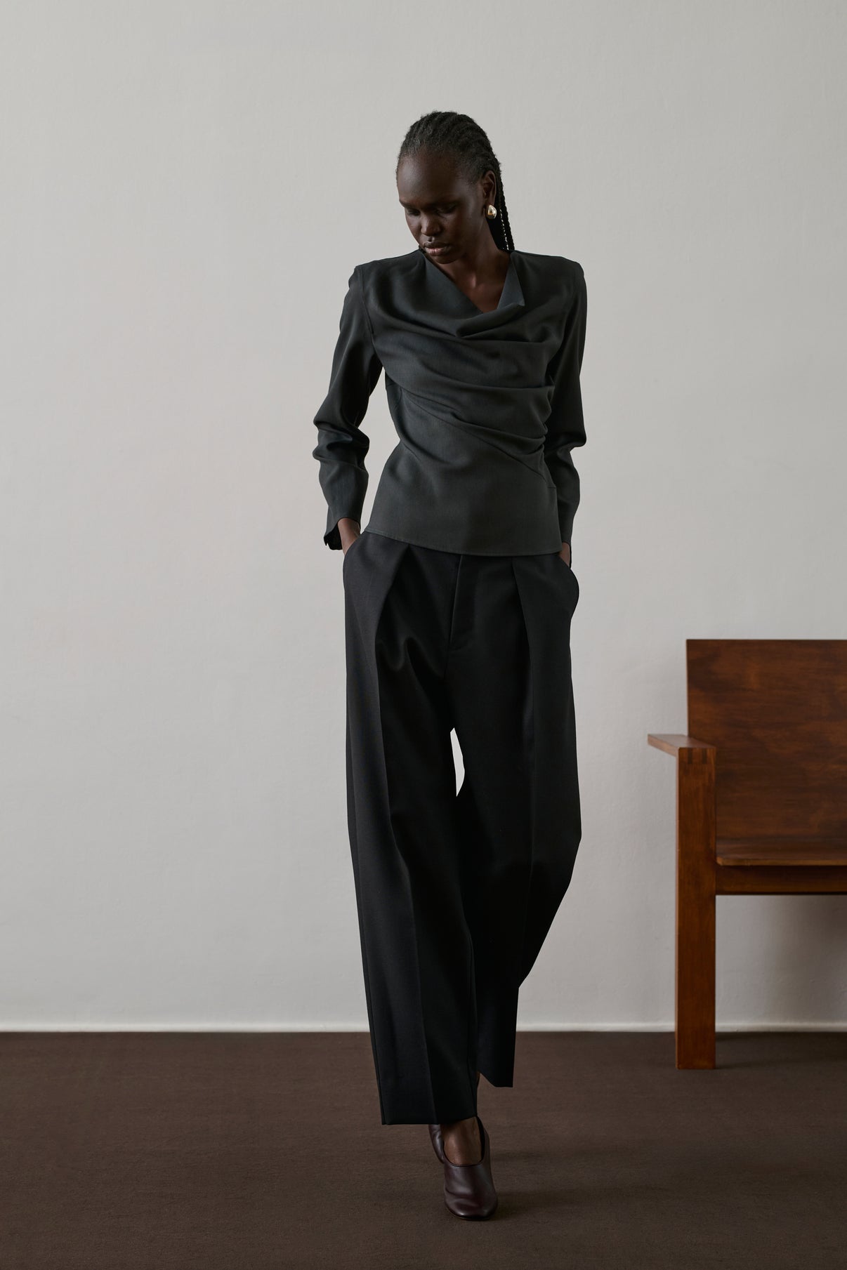 Blouse Fidele - Gris Anthracite - Femme vue 1