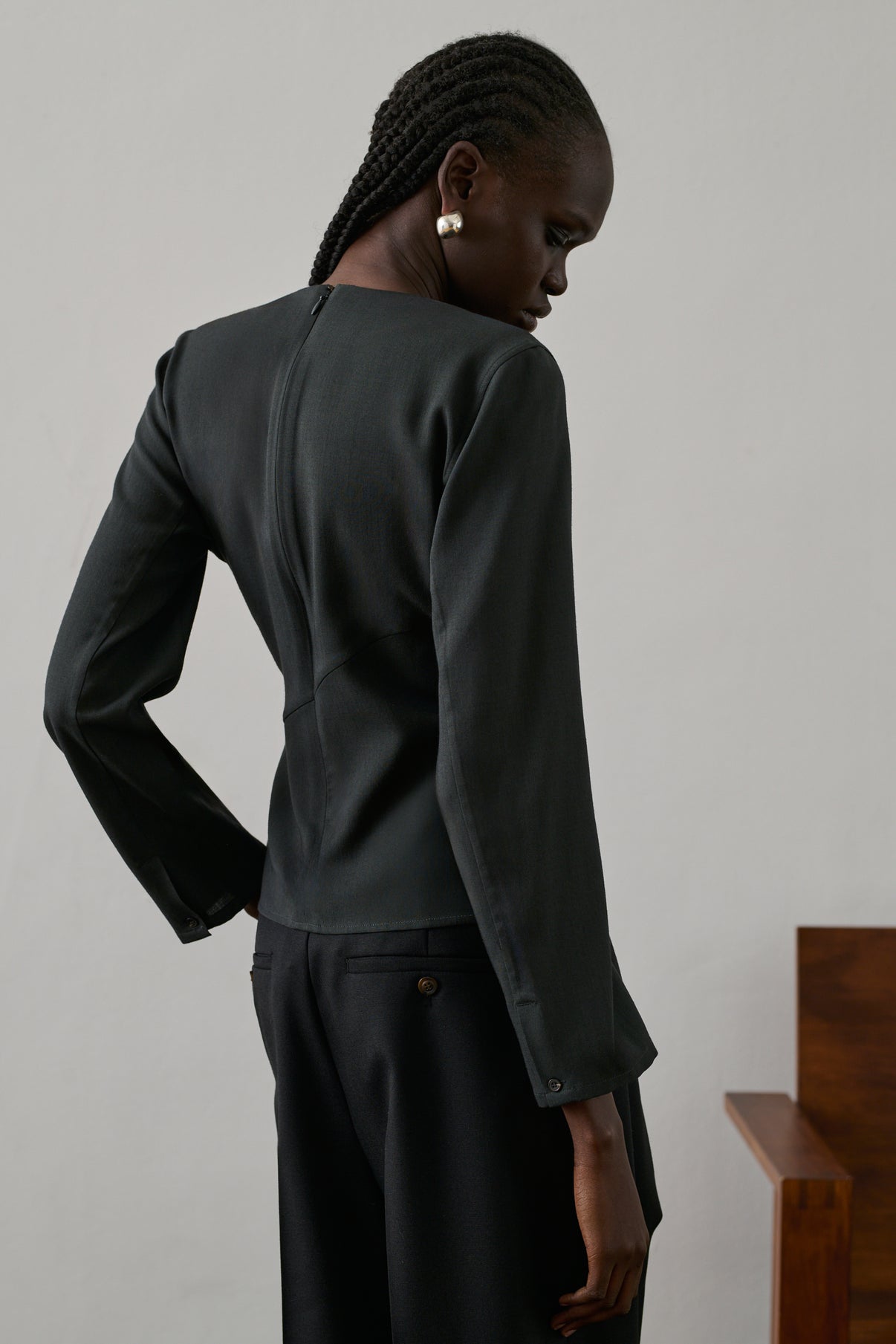 Blouse Fidele - Gris Anthracite - Femme vue 3