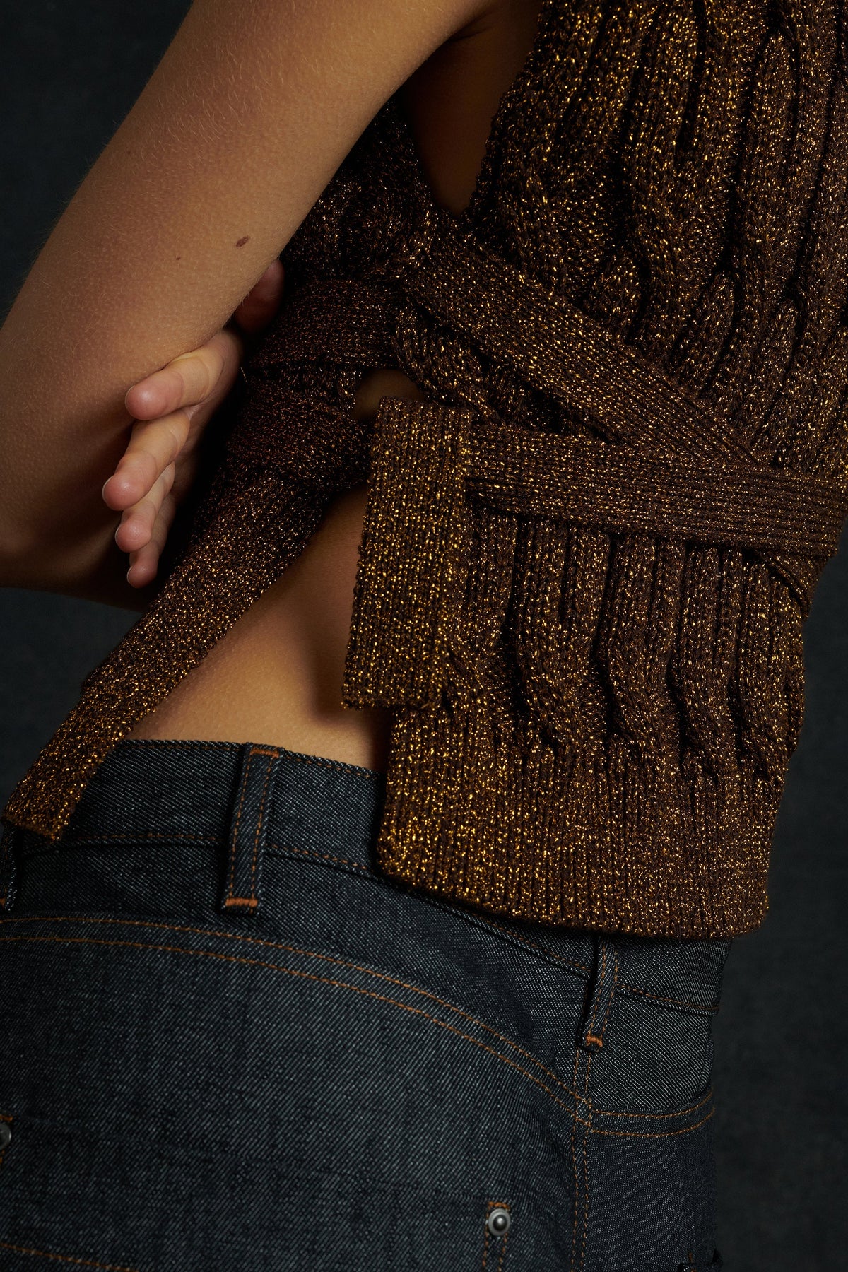 PULLOVER STARLETTE ANTIQUE GOLD vue 7