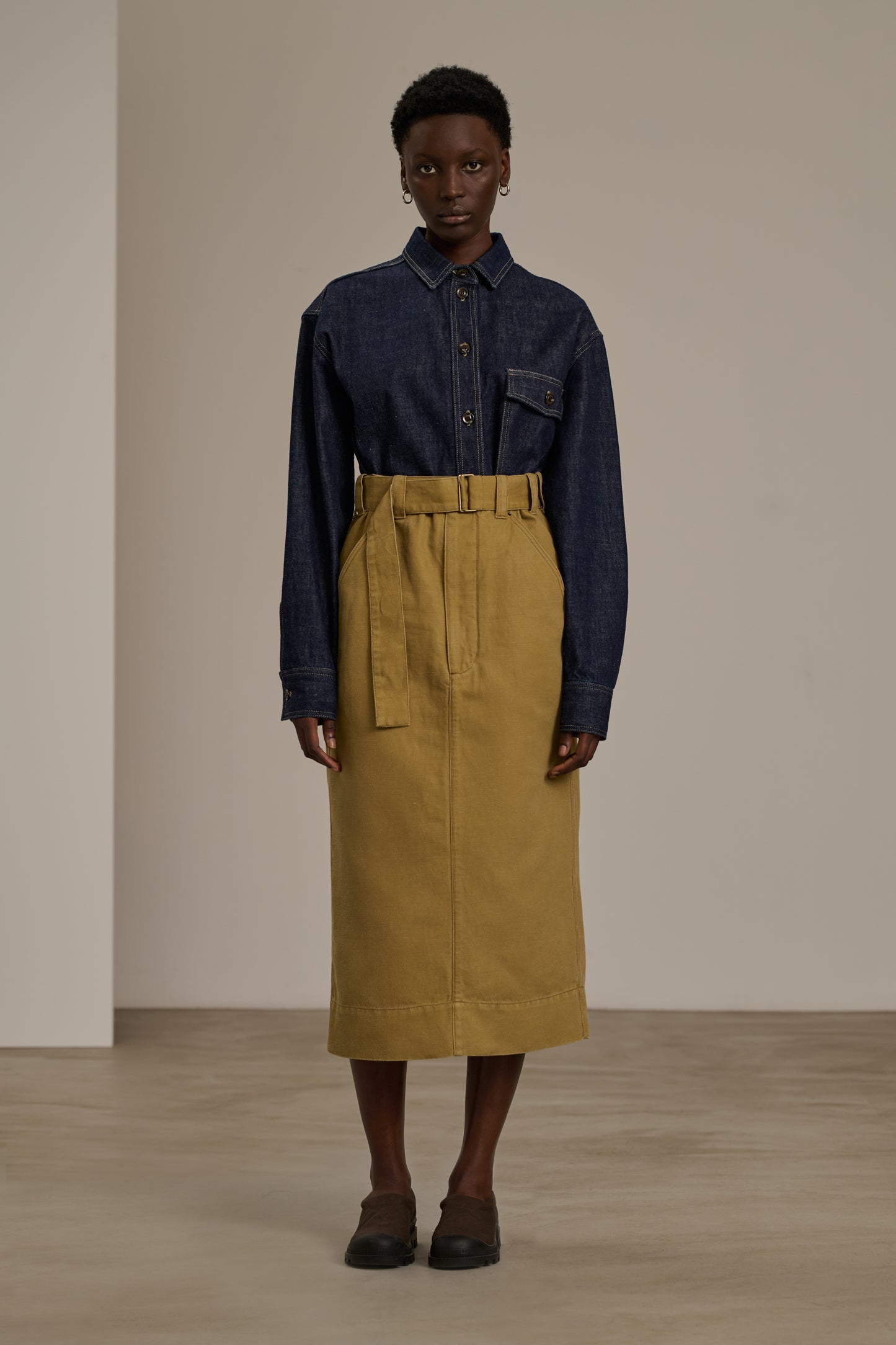 Jupe Clara - Beige - Coton - Femme