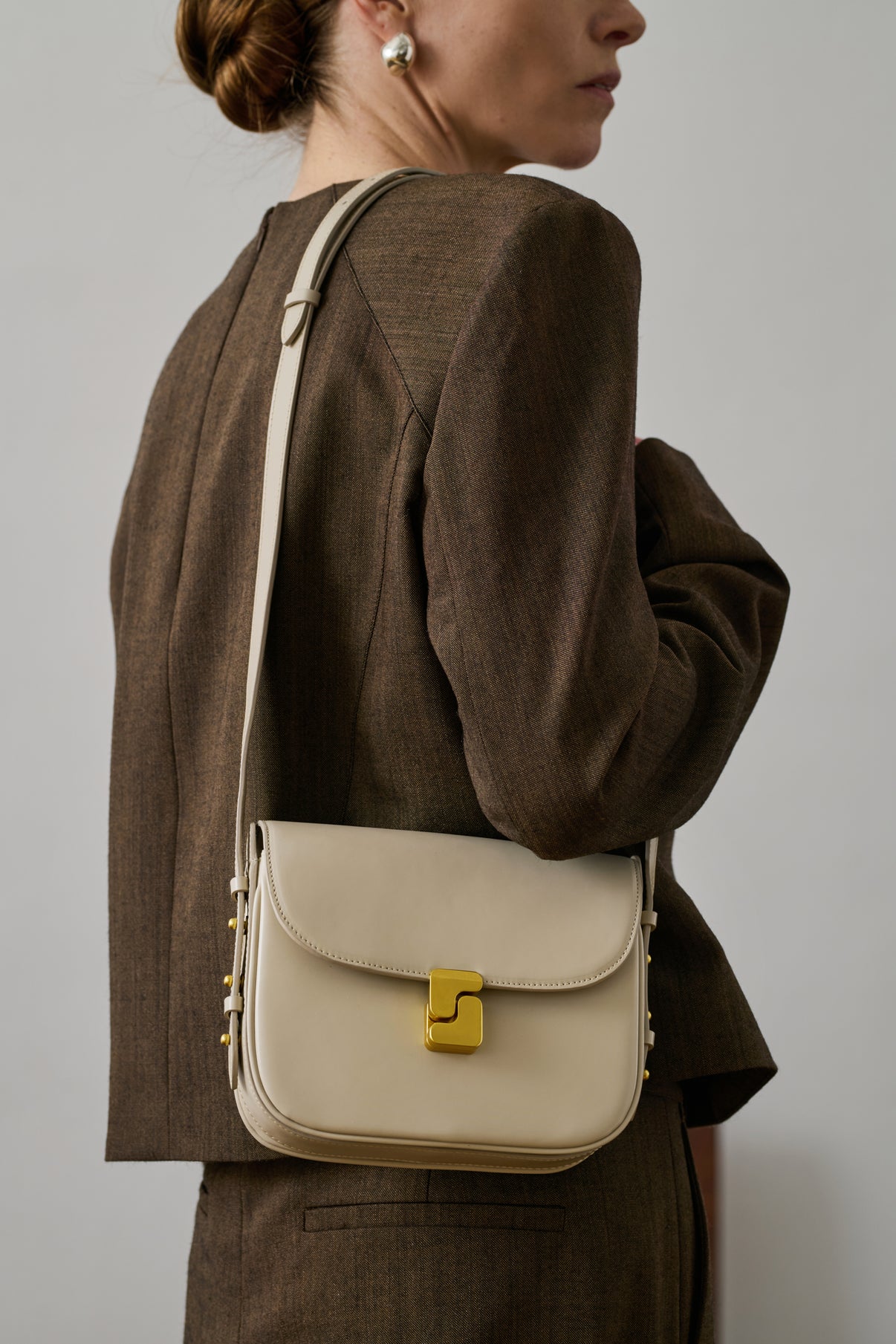 Sac Bellissima Mini - Grès - Cuir - Femme vue 2
