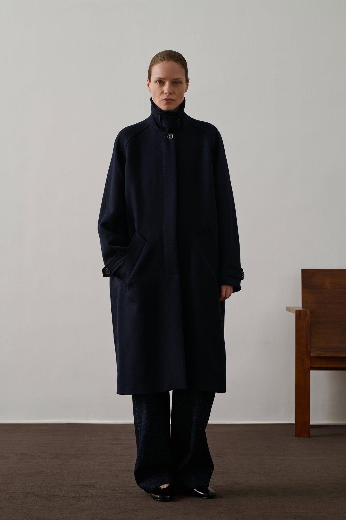 Manteau Franklin - Navy - Laine - Femme vue 2