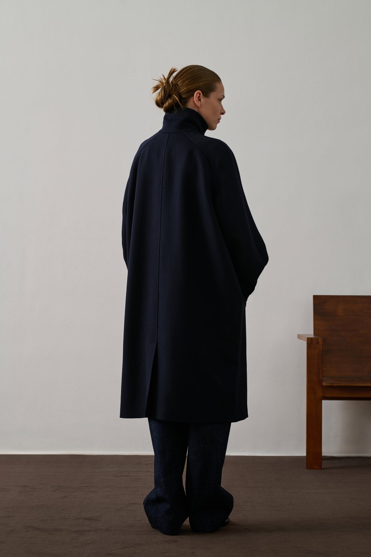 Manteau Franklin - Navy - Laine - Femme vue 3