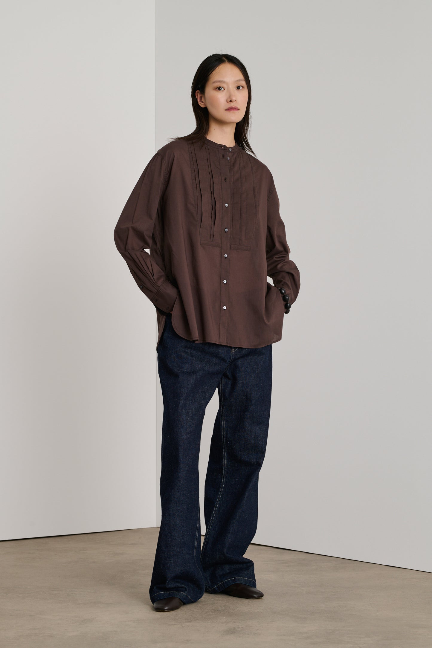 Blouse Eleanore - Marron - Coton - Femme