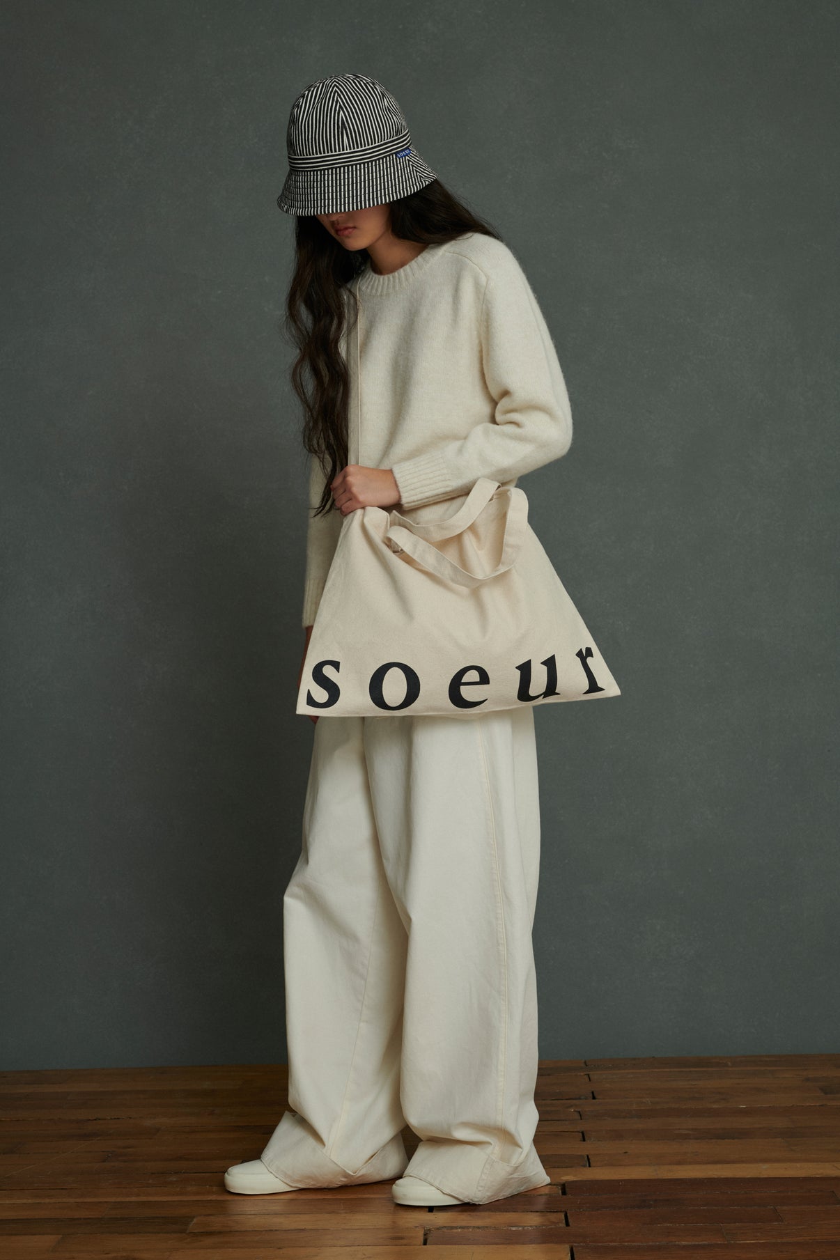 Maxi Tote Bag - Écru - Femme vue 2