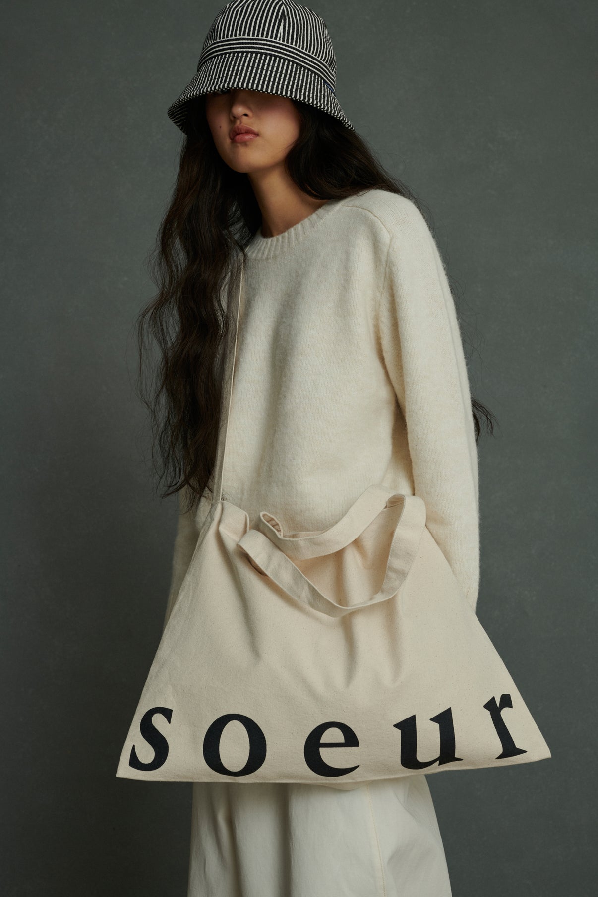 Maxi Tote Bag - Écru - Femme vue 6